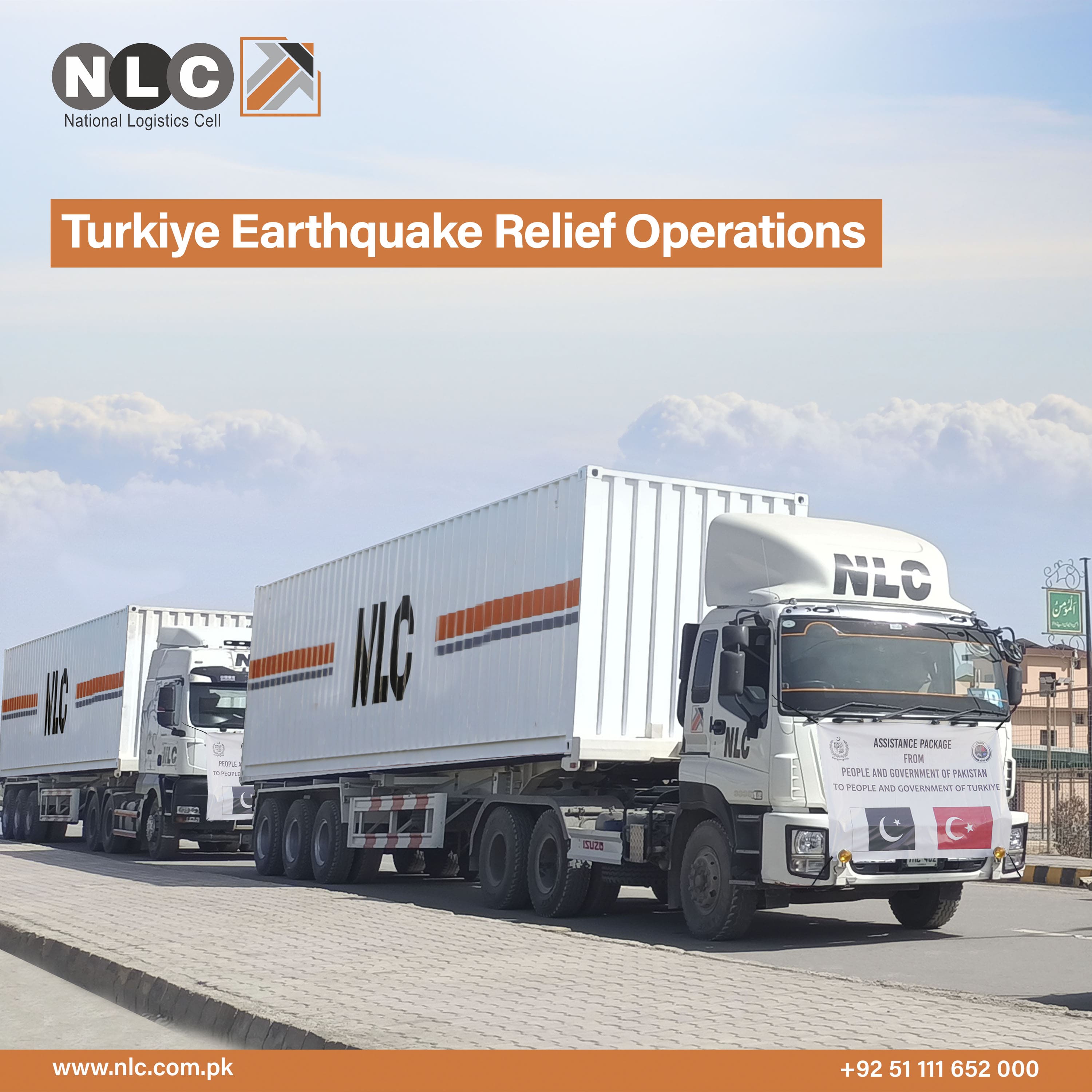 NLC Turkiye earthquake relief operation